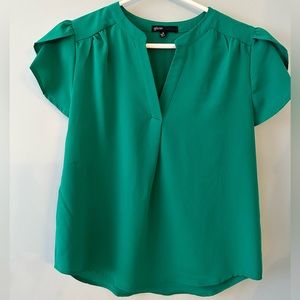 Gibson Green Blouse Size Small